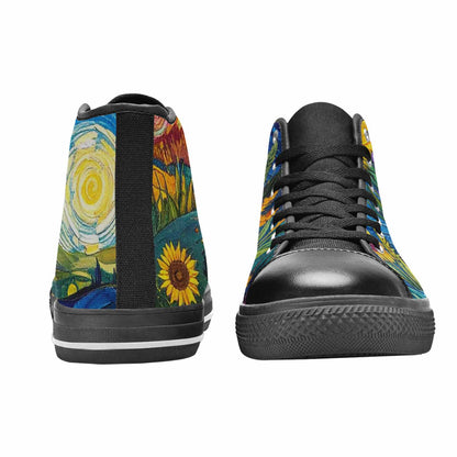 MEN'S Blend All Versions High Top Canvas Cottagecore Shoes