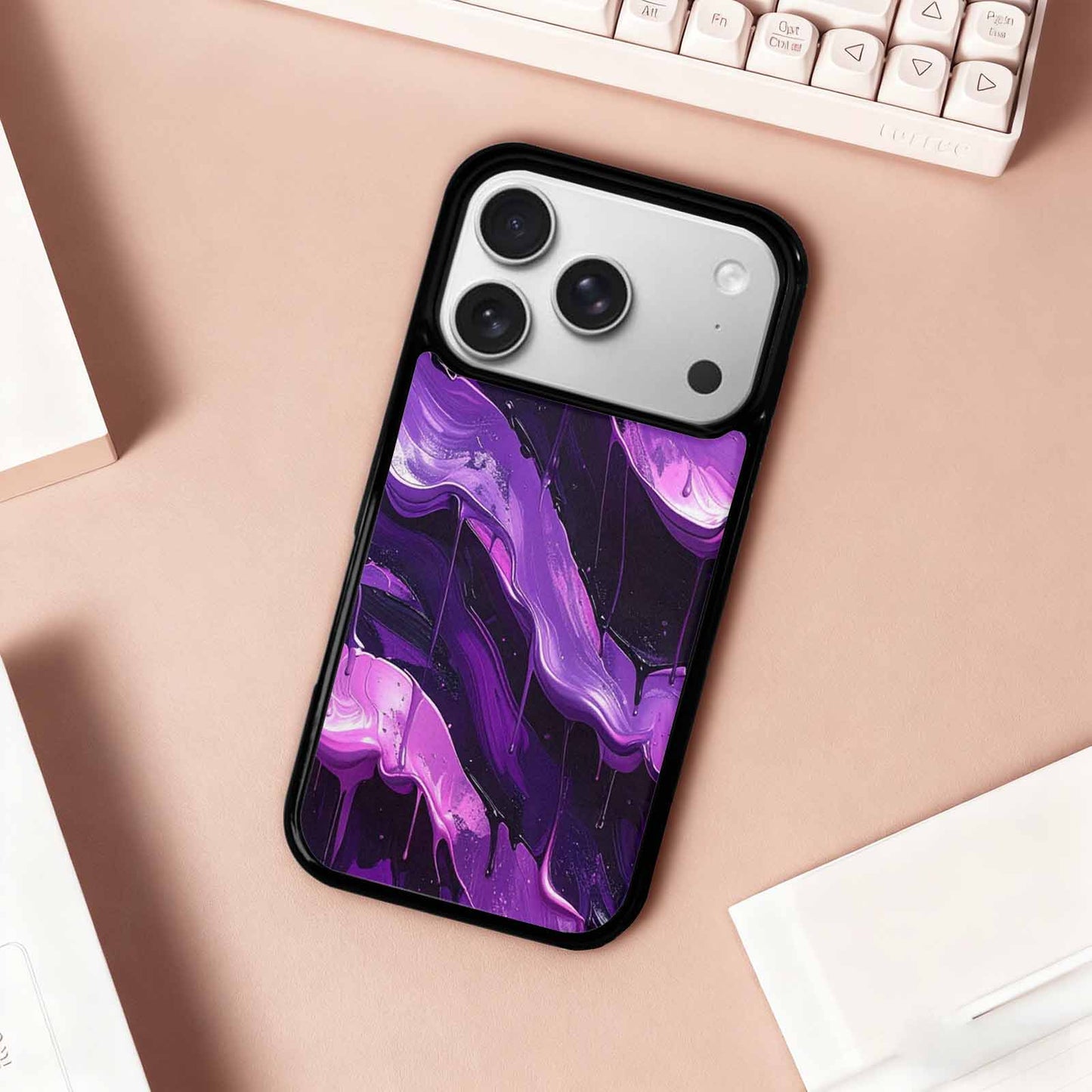 iPhone 17 Pro Case — Seamless Repeating Pattern Of Overlapping Animal, Custom Print Case Cover