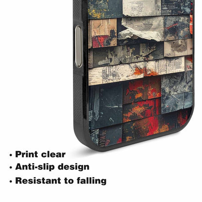 iPhone 16 Pro Case — Distressed Grunge Texture Pattern Hundreds Of, Personalized Phone Case
