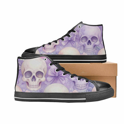 MEN'S Skulls - Pastel High Top Canvas Y2K Sneakers
