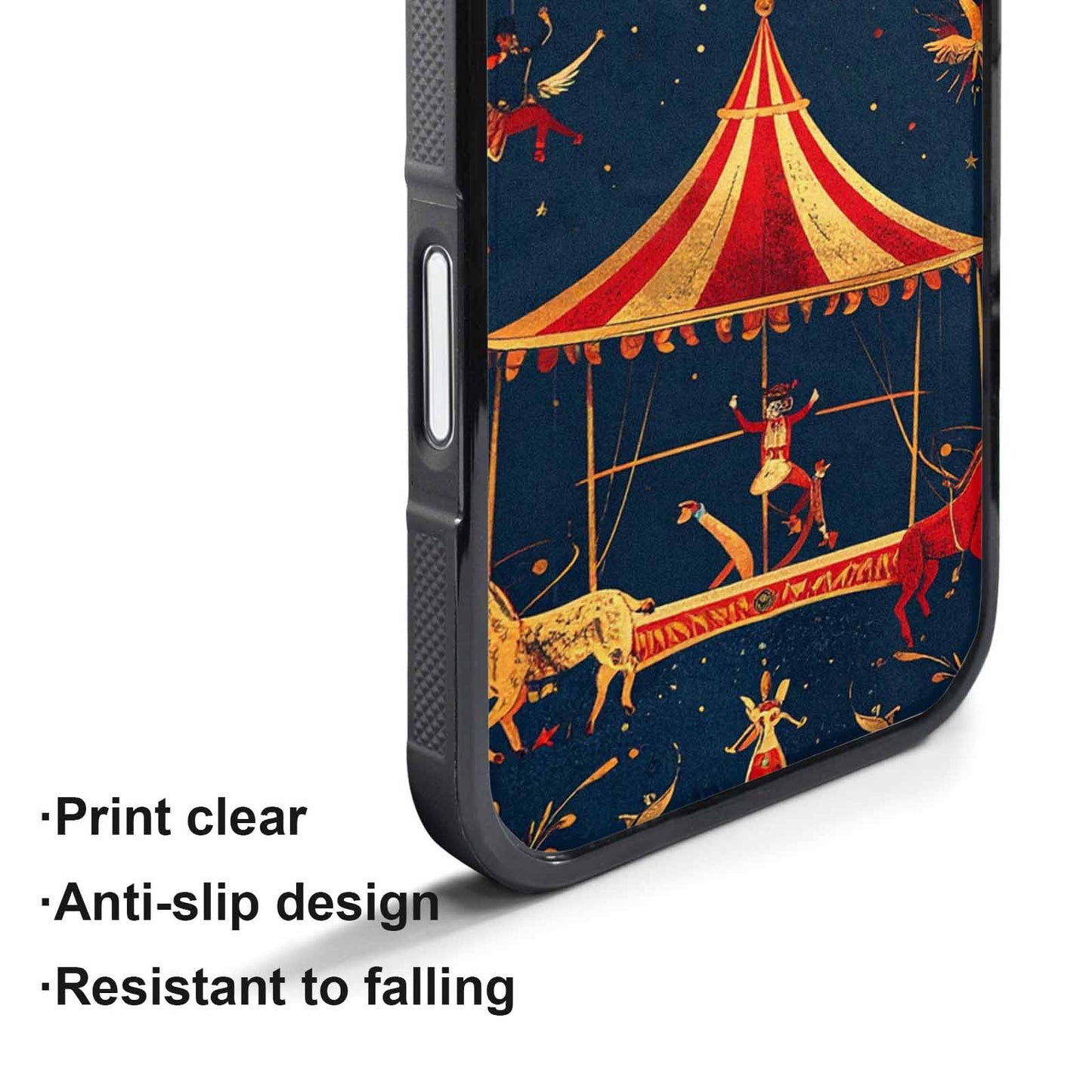 iPhone 17 Air Case — Vintage Circus Art Pattern Retro Vintage, Custom Designed Case Cover