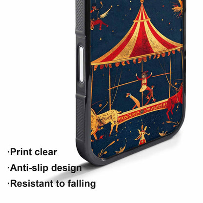 iPhone 17 Air Case — Vintage Circus Art Pattern Retro Vintage, Custom Designed Case Cover
