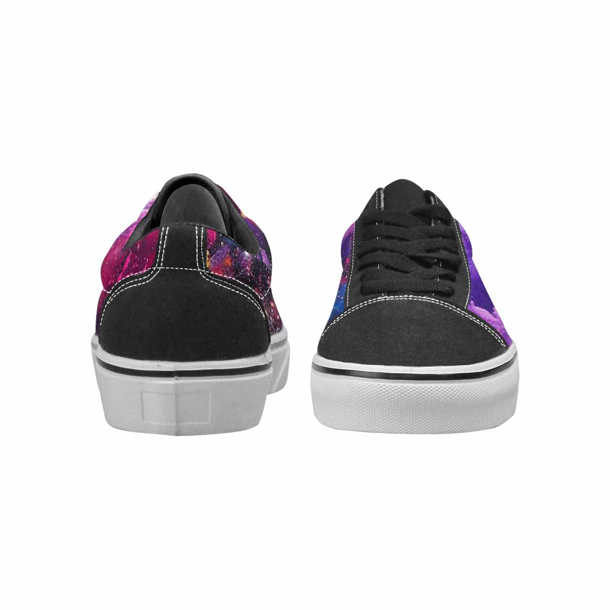 WOMEN'S Galaxy Nebula Galaxy Nebula Lace-Up Canvas Aesthetic Custom Shoes