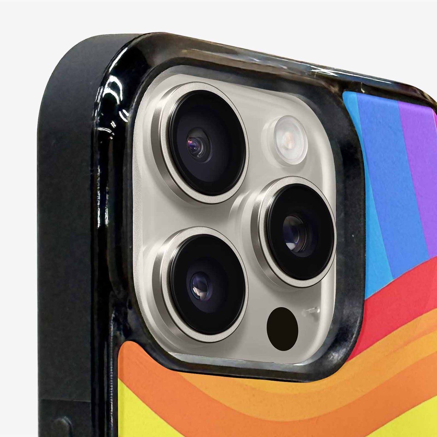 iPhone 15 Pro Max Case — Rainbow Pride, Custom Print Case Cover