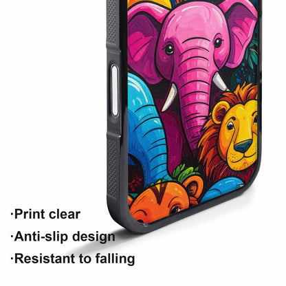 iPhone 17 Air Case — Seamless Tileable Pattern Of Overlapping Cartoon, Custom Phone Case