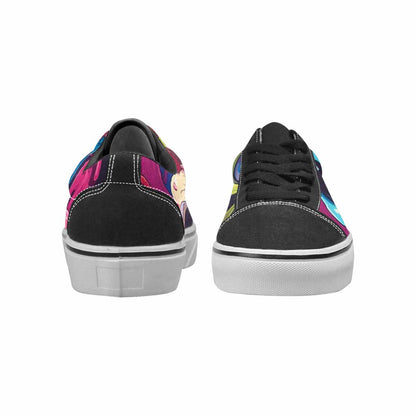 WOMEN'S Ice Cream Monsters  Lace-Up Canvas Cottagecore Sneakers