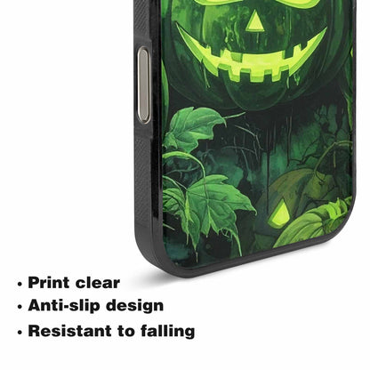 iPhone 16 Pro Max Case — Halloween Glowing Jackolantern, Unique Phone Case Design