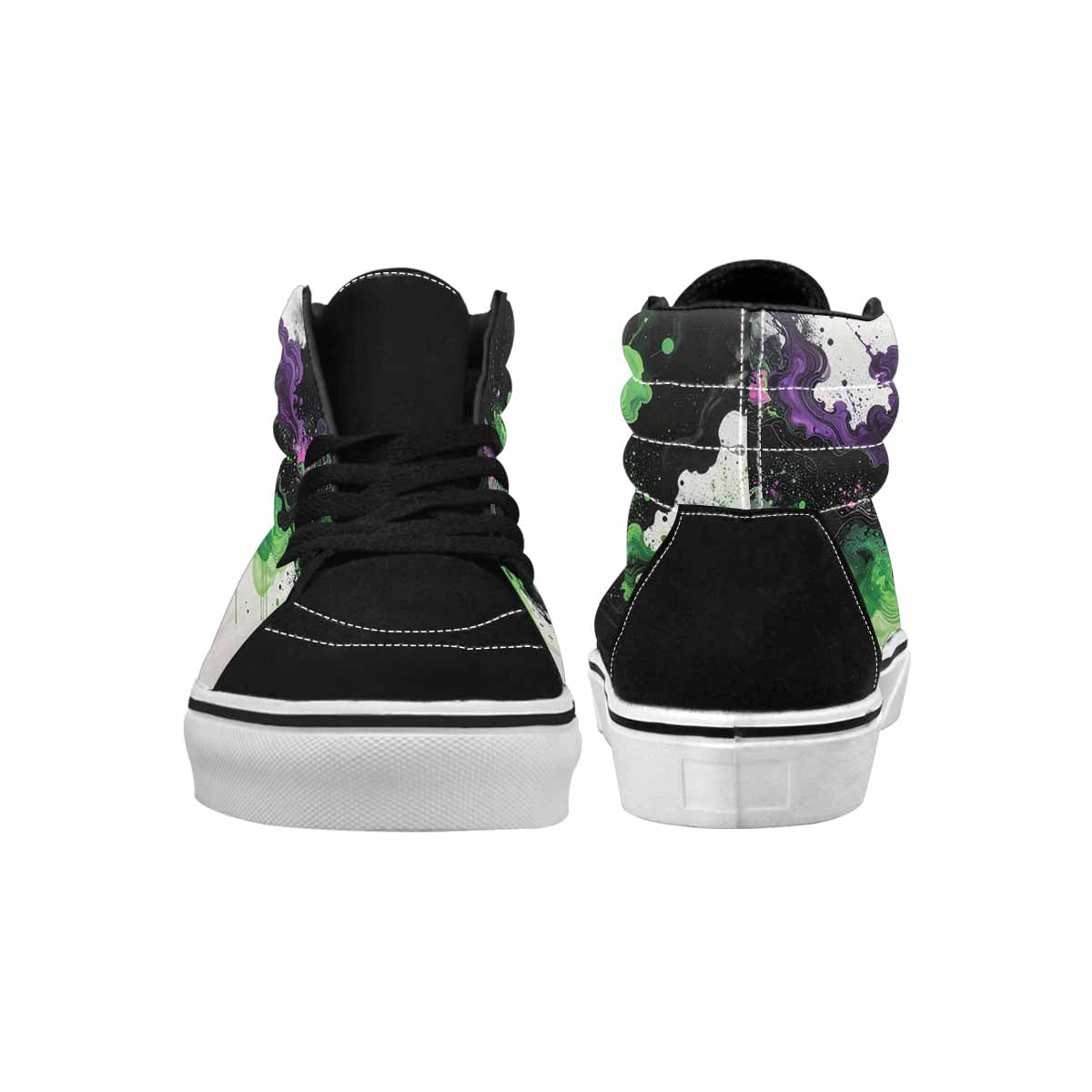 MEN'S Galaxy Nebula High Top Canvas Dark Academia Custom Sneakers