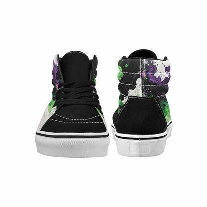 MEN'S Galaxy Nebula High Top Canvas Dark Academia Custom Sneakers