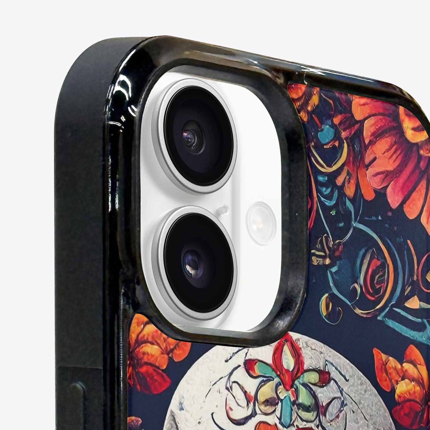 iPhone 16 Case — Day Dead Sugar Skull Art 100s, Custom Made Phone Cover