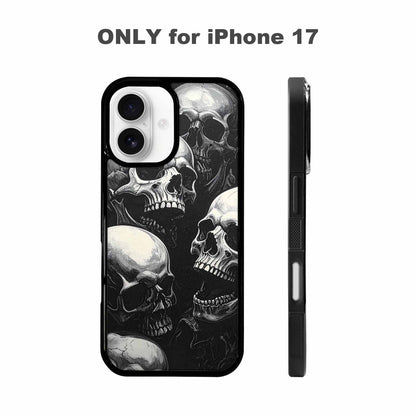 iPhone 17 Case — Skull Dark Art Gothic Print Gothic, Custom Print Case Cover