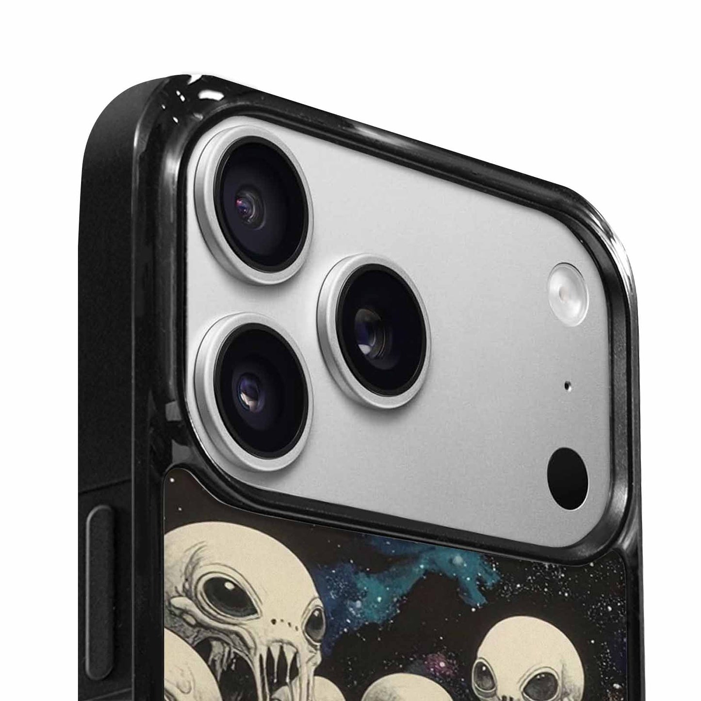 iPhone 17 Pro Case — Melting Aliens Pattern Hundreds Of Alien, Custom Phone Case