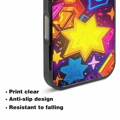 iPhone 15 Pro Max Case — 80s Retro Motif 80s Retro Motifs, Custom Printed Phone Case
