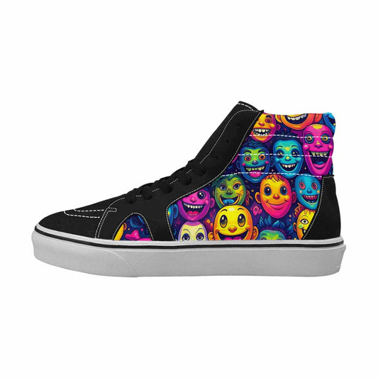 WOMEN'S Funny Looking Cartoon High Top Canvas Y2K Sneakers