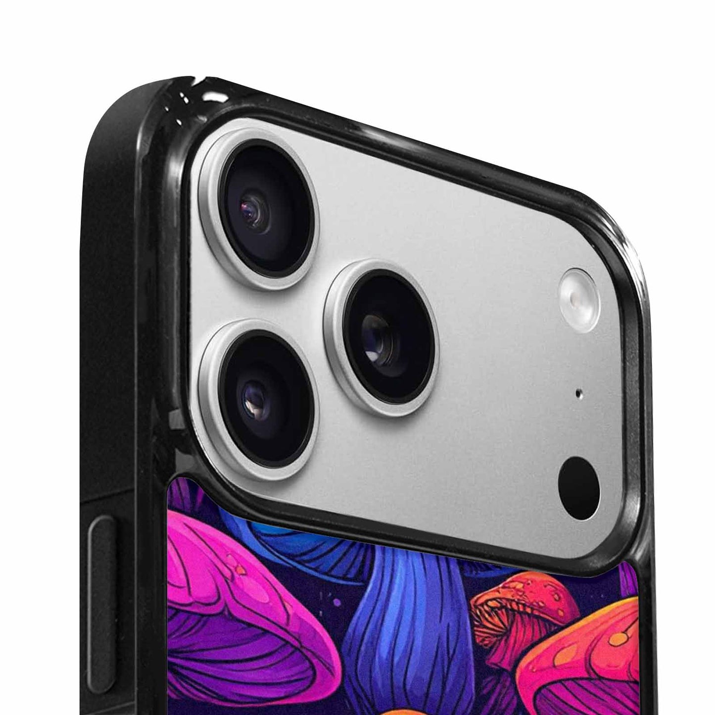 iPhone 17 Pro Max Case — Psychedelic Mushroom Cartoon Pattern Cartoon Cute, Custom Print Case Cover
