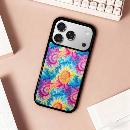 iPhone 17 Pro Case — Small Tie Dye Swirl Pattern Tie, Custom Designed Case Cover