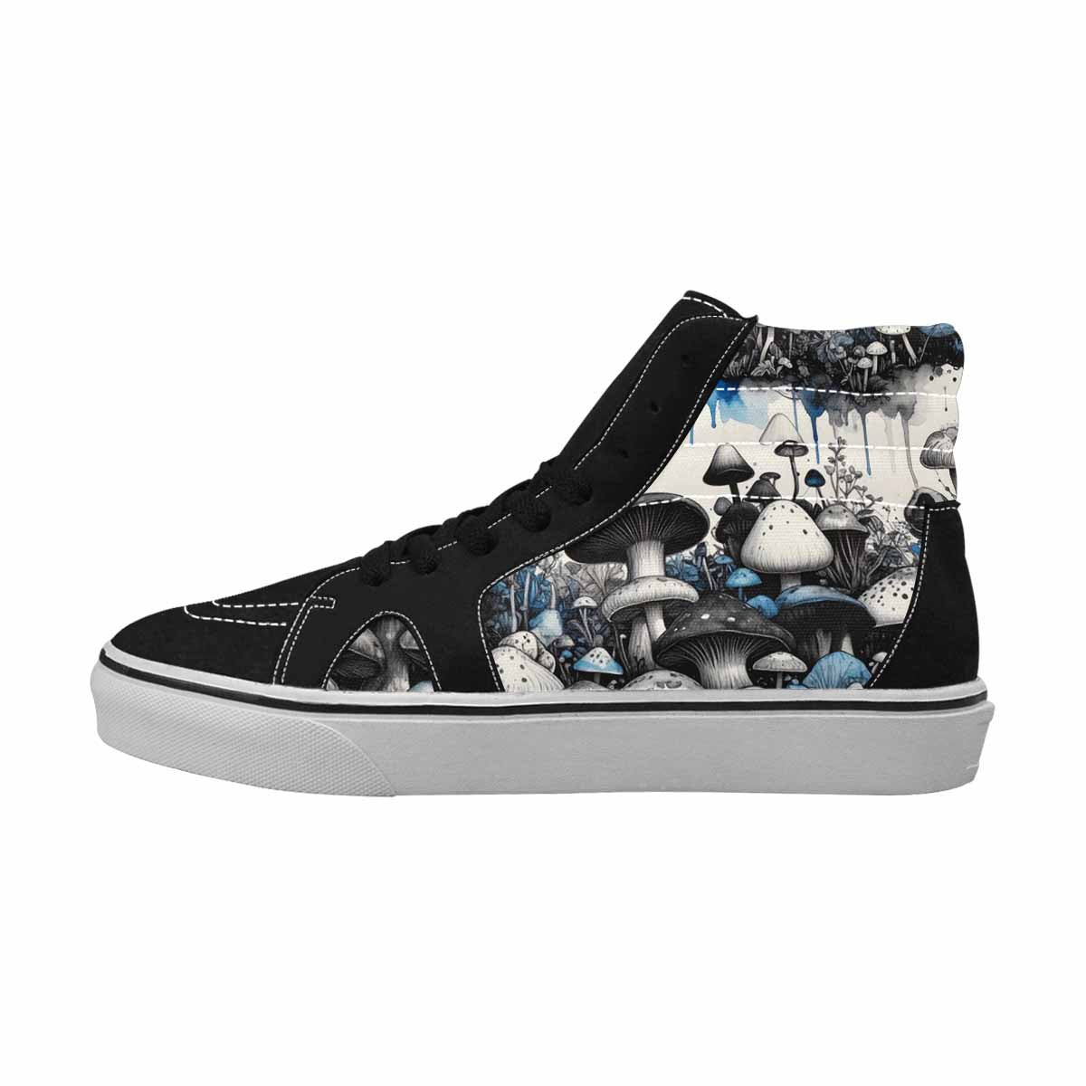 MEN'S Mushrooms (general) High Top Canvas Neon Fantasy Custom Shoes