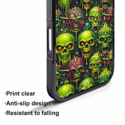 iPhone 17 Pro Case — Toxic Radioactive Creature Pattern Hundreds Original, Custom Printed Phone Case