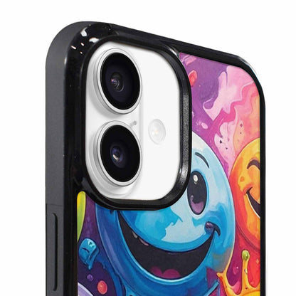 iPhone 17 Case — Smiley Facessmiley Faces Tie Original Art, Custom Printed Phone Case
