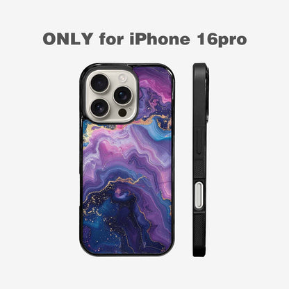iPhone 16 Pro Case — Marble Galaxy, Unique Phone Case Design