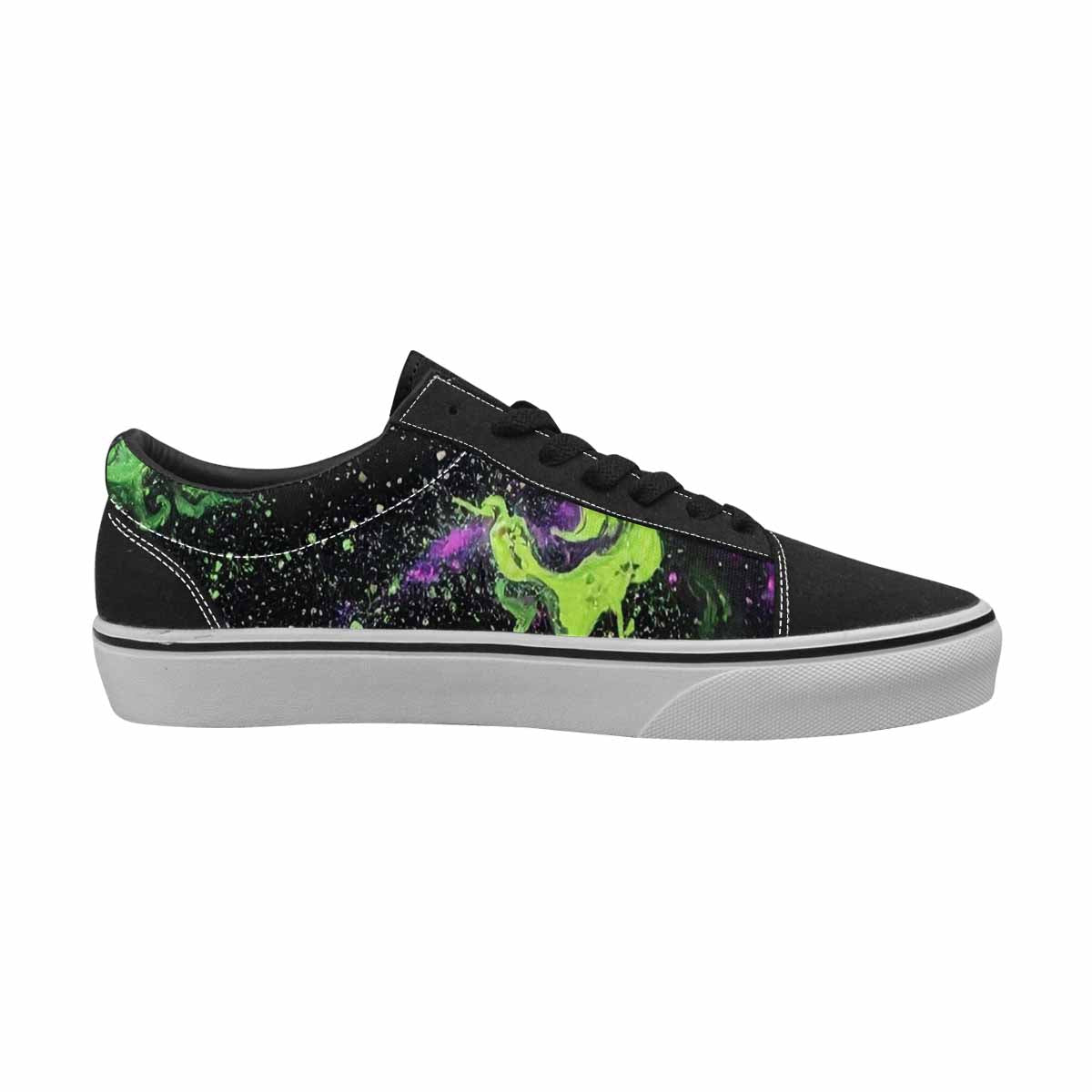 WOMEN'S Galaxy Nebula Lace-Up Canvas Grunge Custom Shoes