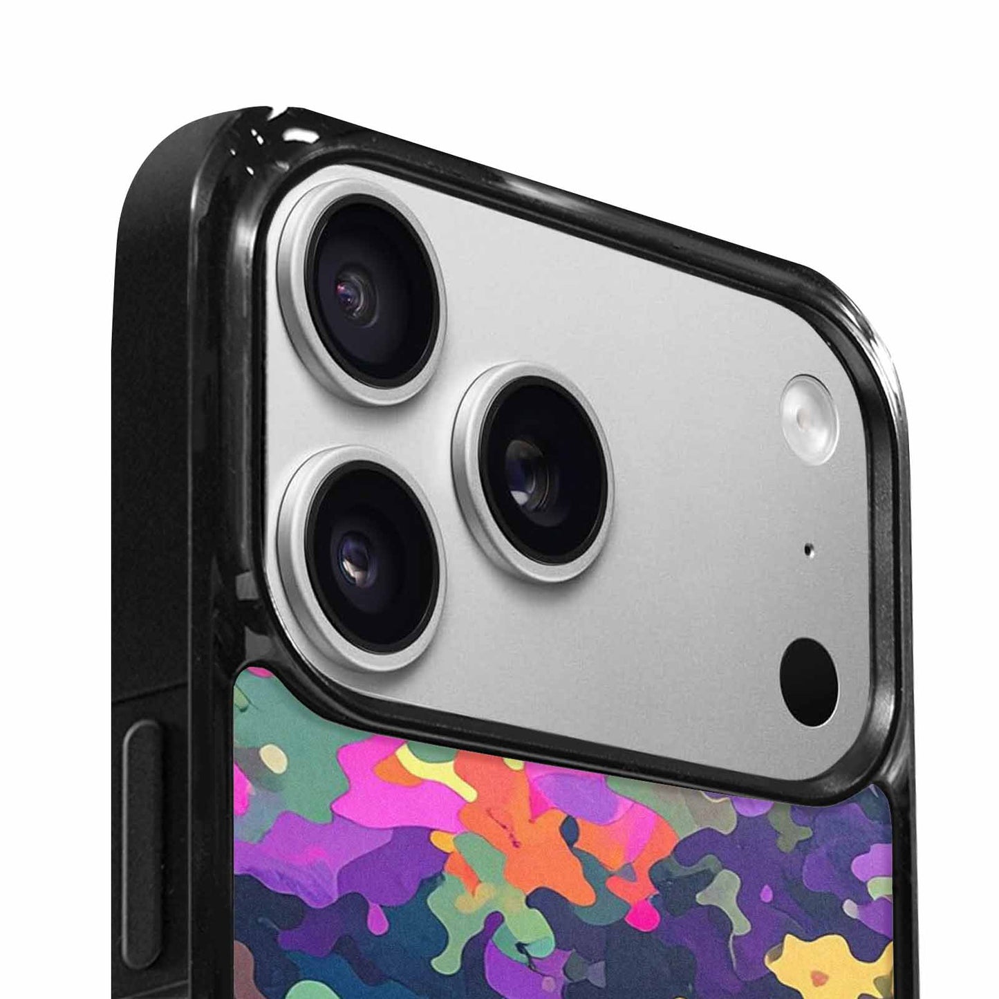 iPhone 17 Pro Max Case — Small Military Camouflage Blotch Camo, Personalized Phone Case