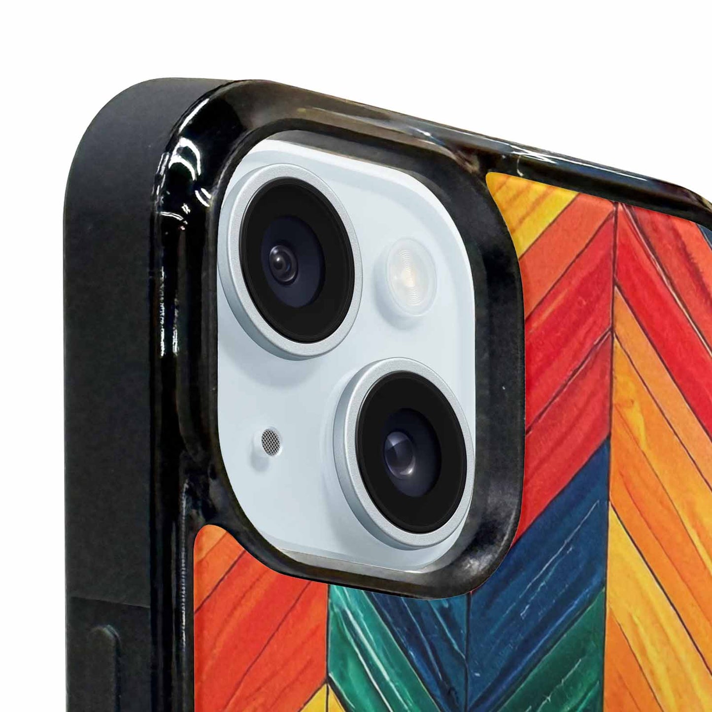 iPhone 15 Case — Progress Pride Flag Color Theme Small, Custom Made Phone Cover