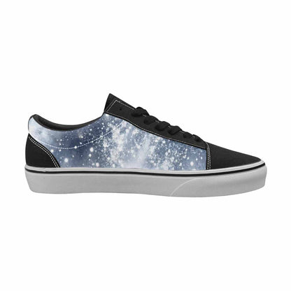 WOMEN'S Galaxy Art - Canvas Lace-Up Neon Fantasy Shoes