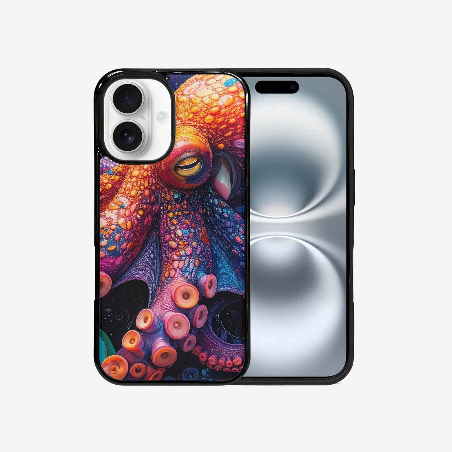 iPhone 16 Case — Octopus Tentacle Octopus Tentacle Pattern Hundreds, Custom Print Case Cover
