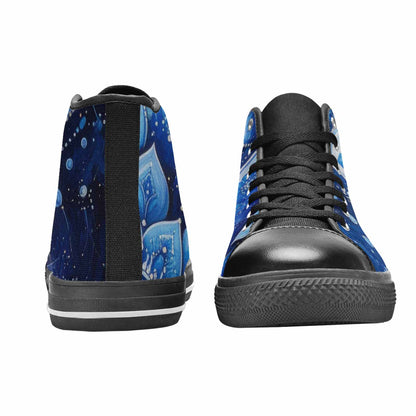 WOMEN'S Boho Mandala High Top Canvas Vivid Sneakers