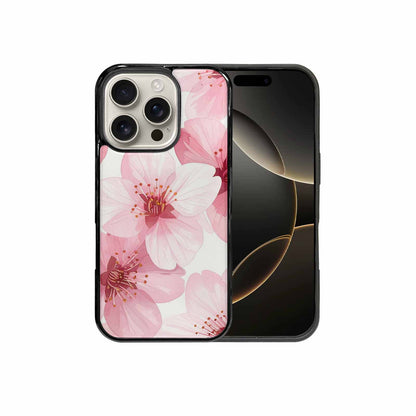 iPhone 16 Pro Case — Japanese Cherry Blossom Pattern Sakura Flowers, Unique Phone Case Design