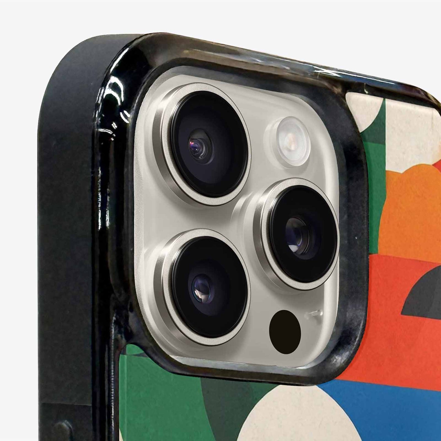 iPhone 16 Pro Case — 1990s Memphis Art Pattern, Customized Protective Case