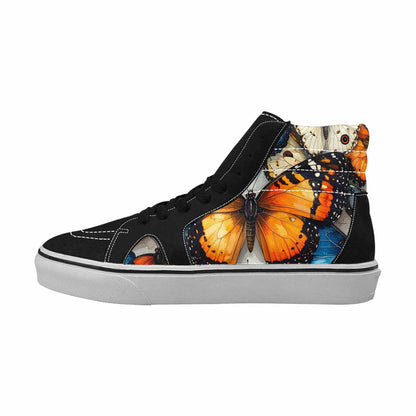 MEN'S Butterfly Wing High Top Canvas Vivid Sneakers