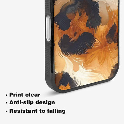 iPhone 16 Case — Leopard Soft Airbrush Gradient, Customized Protective Case