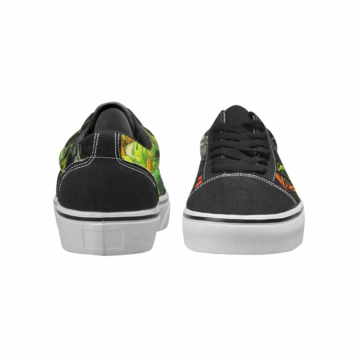 WOMEN'S Rainbow From Skull S Lace-Up Canvas Dreamlike Custom Shoes