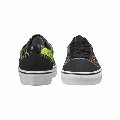 WOMEN'S Rainbow From Skull S Lace-Up Canvas Dreamlike Custom Shoes