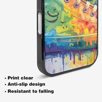 iPhone 16 Plus Case — Smiley Facessmiley Faces Tie D, Custom Printed Phone Case