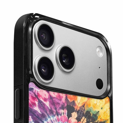 iPhone 17 Pro Max Case — Black &amp; Blue Ink Tie Dye, Custom Art Phone Cover