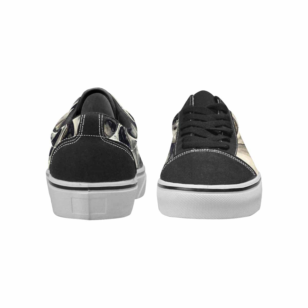 WOMEN'S Skulls - Classic Canvas Lace-Up Vivid Shoes