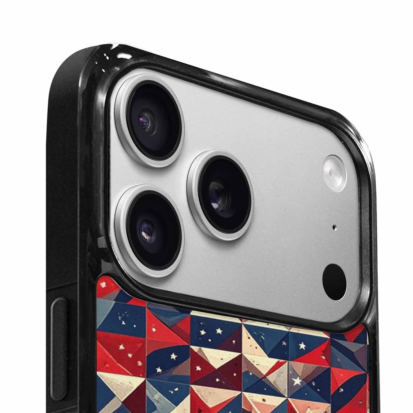 iPhone 17 Pro Case — Small American Flag Stars And Galaxy, Custom Phone Case