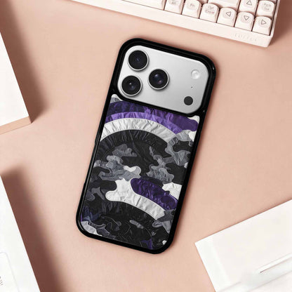 iPhone 17 Pro Case — Vivid Camo Asexual Pride Camo, Custom Made Phone Cover