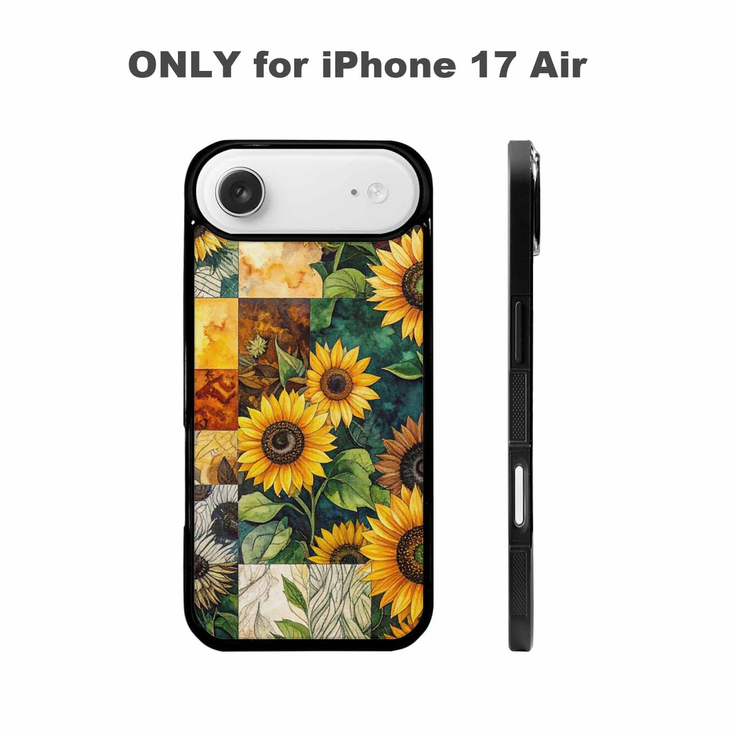 iPhone 17 Air Case — Small Sunflower Pattern Randomly Varying Floral, Unique Phone Case Design