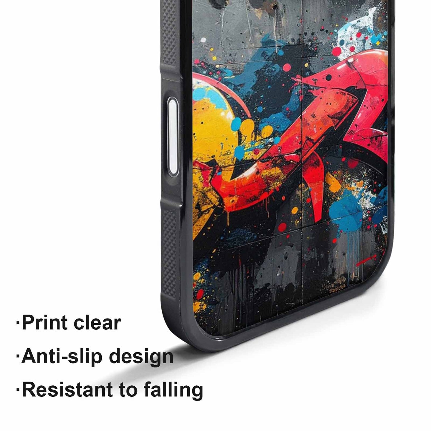 iPhone 17 Pro Case — Seamless Repeating Pattern Of Overlapping Camo, Custom Print Case Cover
