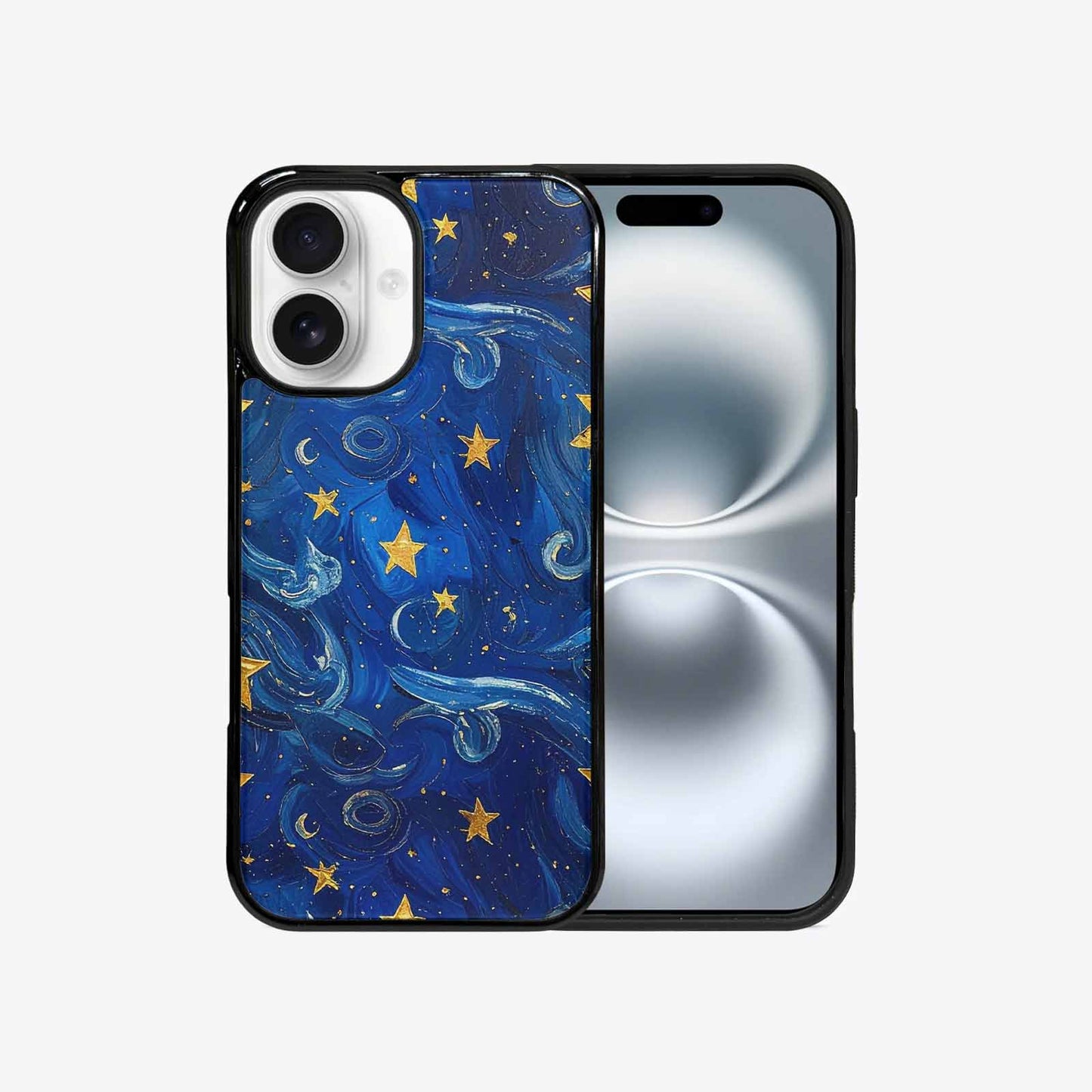 iPhone 16 Case — Starry Night Galaxy, Personalized Phone Case