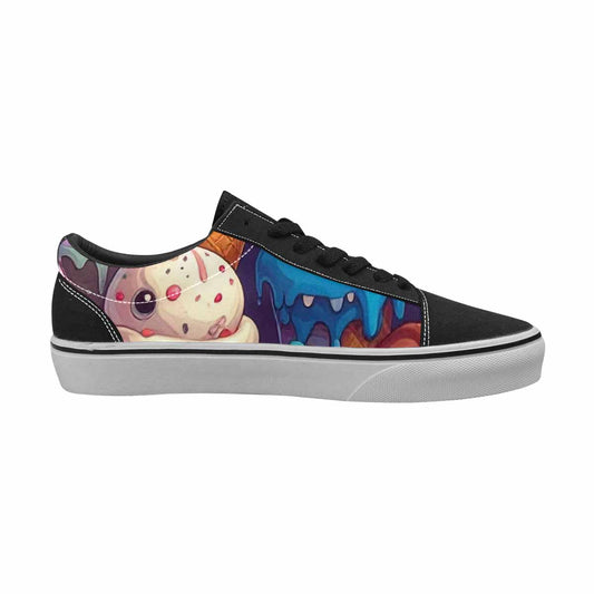 WOMEN'S Melting Ice Cream Monster Lace-Up Canvas Dreamlike Shoes