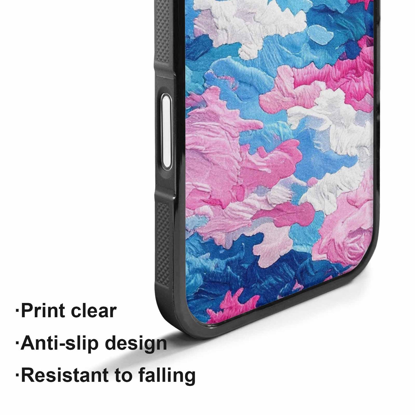 iPhone 17 Case — Vivid Camo Transgender Camo, Customized Protective Case