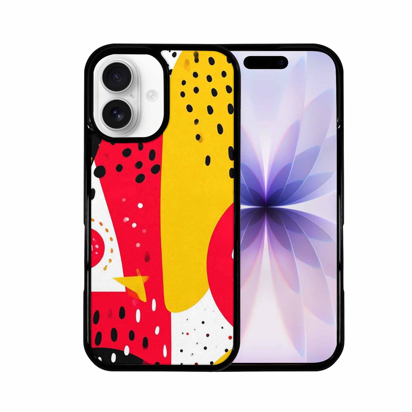 iPhone 17 Case — Memphis Art Pattern Retro Vintage, Customized Protective Case