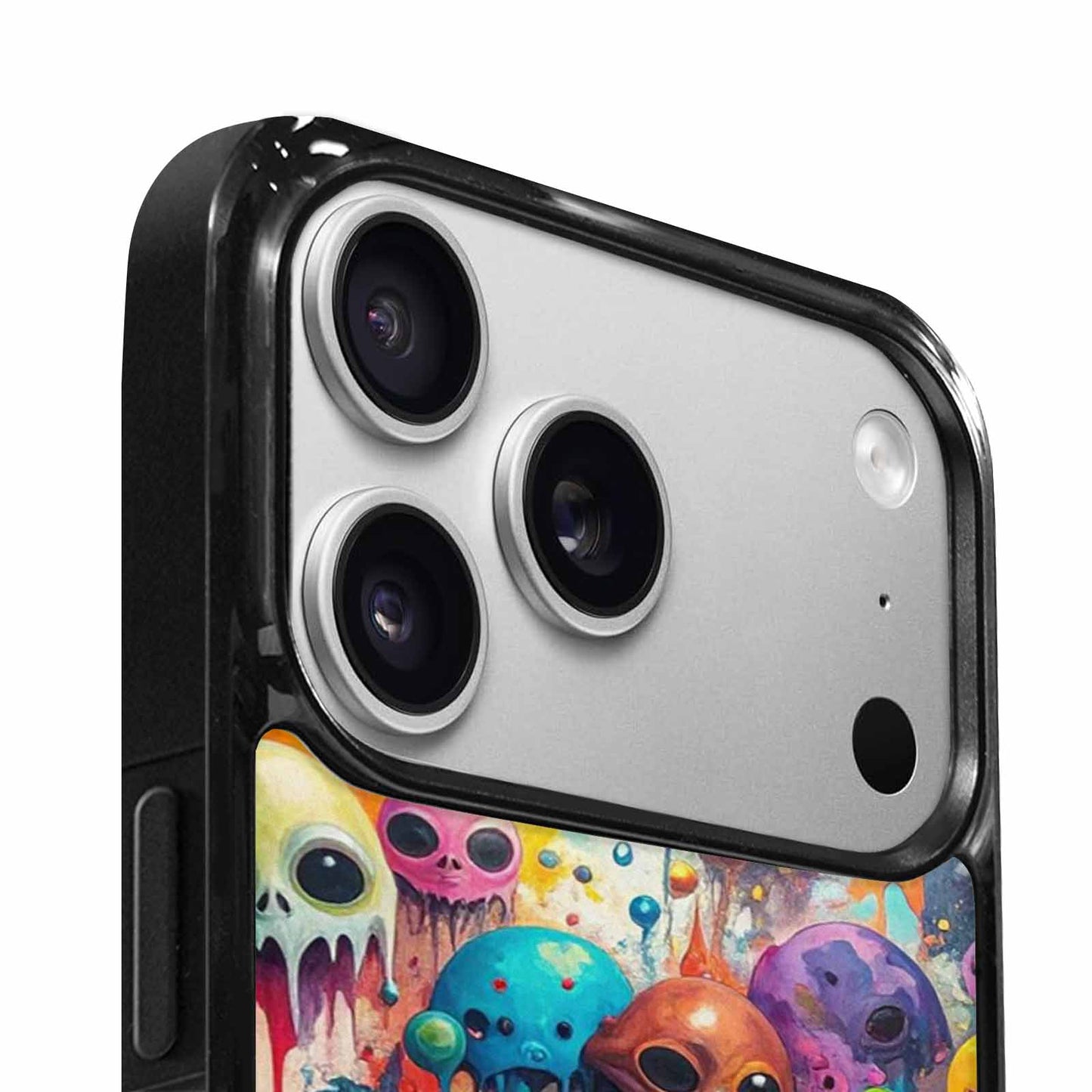 iPhone 17 Pro Case — Aliens Camomelting Aliens Patt Tuu Alien, Custom Phone Case