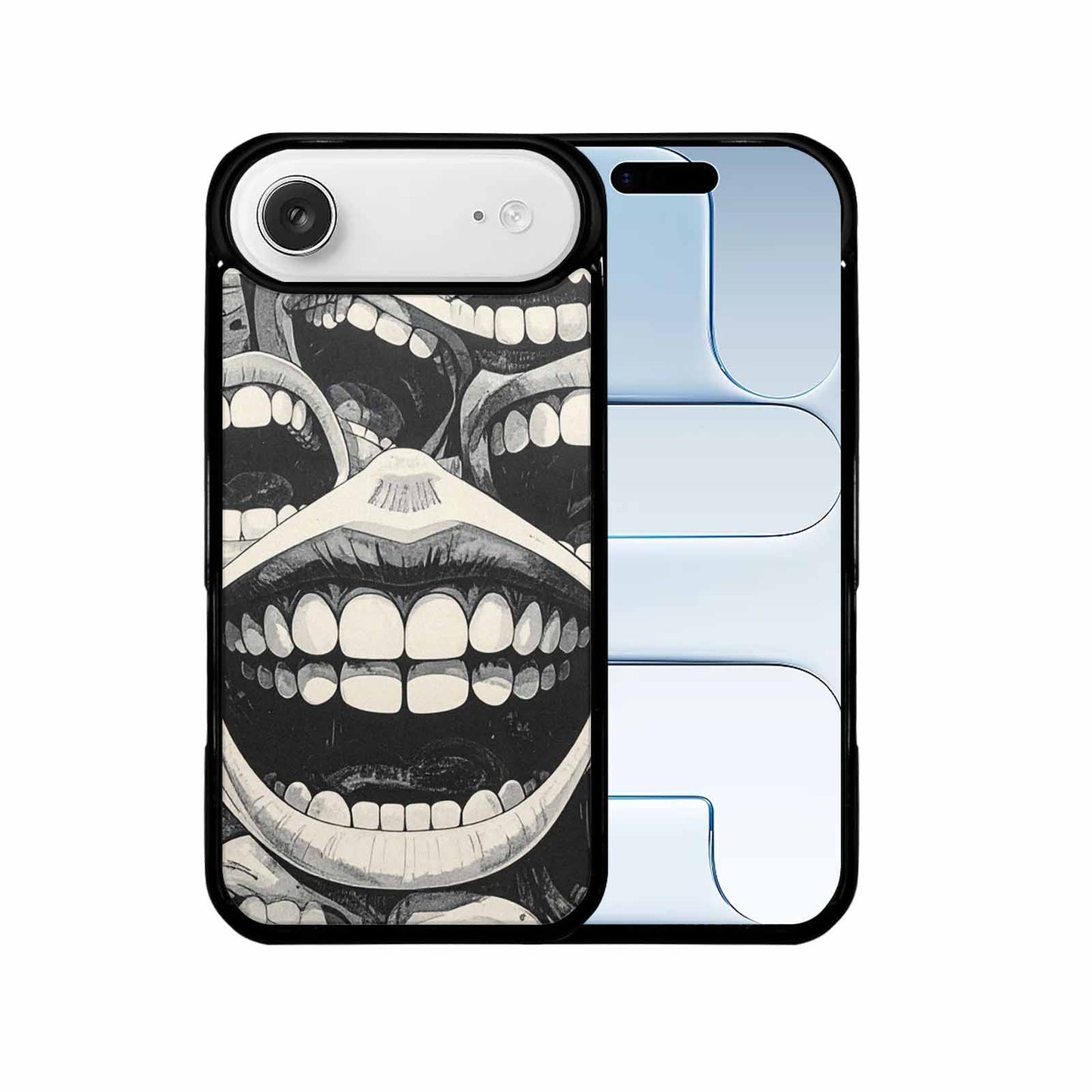 iPhone 17 Air Case — Seamless Repeating Pattern Of Overlapping Cartoon, Custom Printed Phone Case
