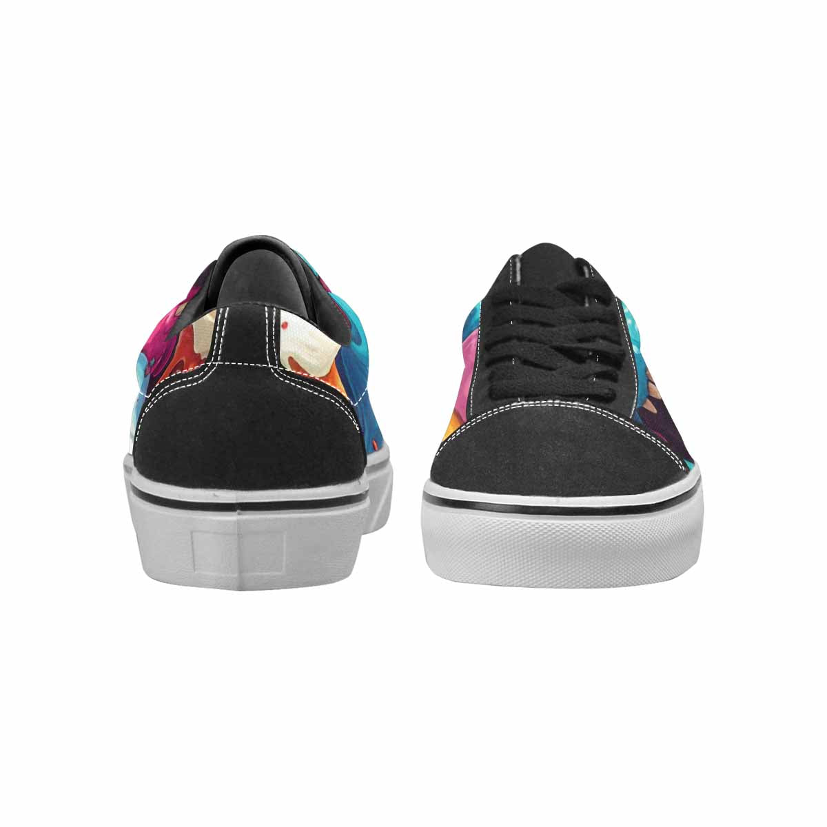 WOMEN'S Ice Cream Monsters  Lace-Up Canvas Dreamcore Shoes
